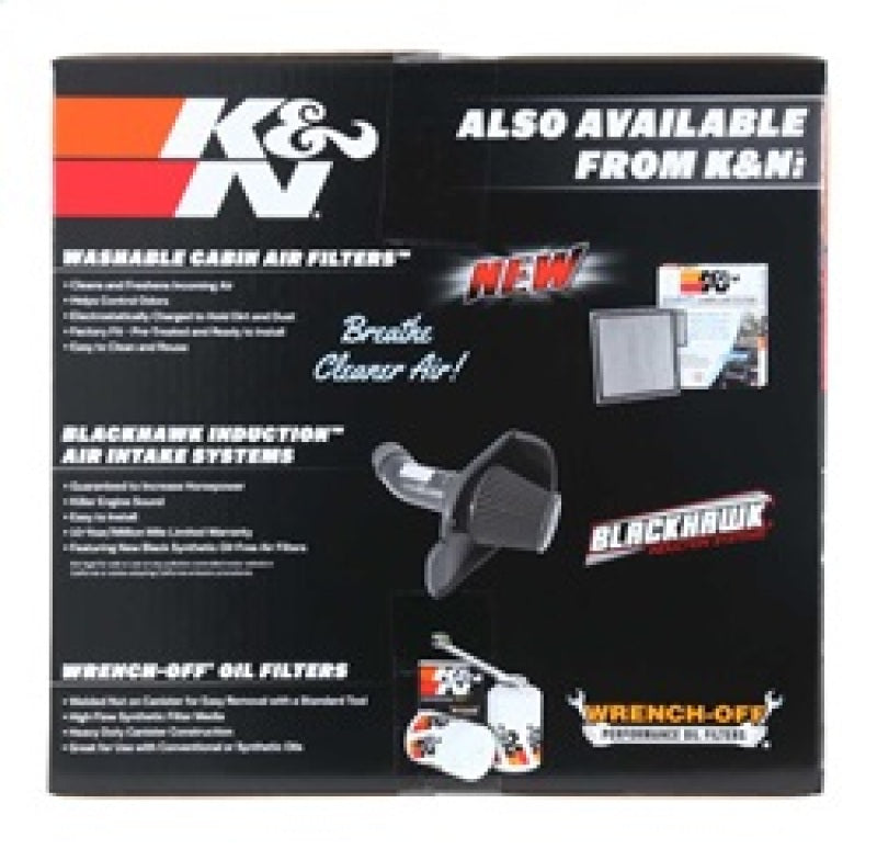 K&N 63 Series Aircharger Performance Intake Kit Chevy/GMC 14-15 Silverado/Sierra 1500 5.3L/6.2L V8 K&N Engineering