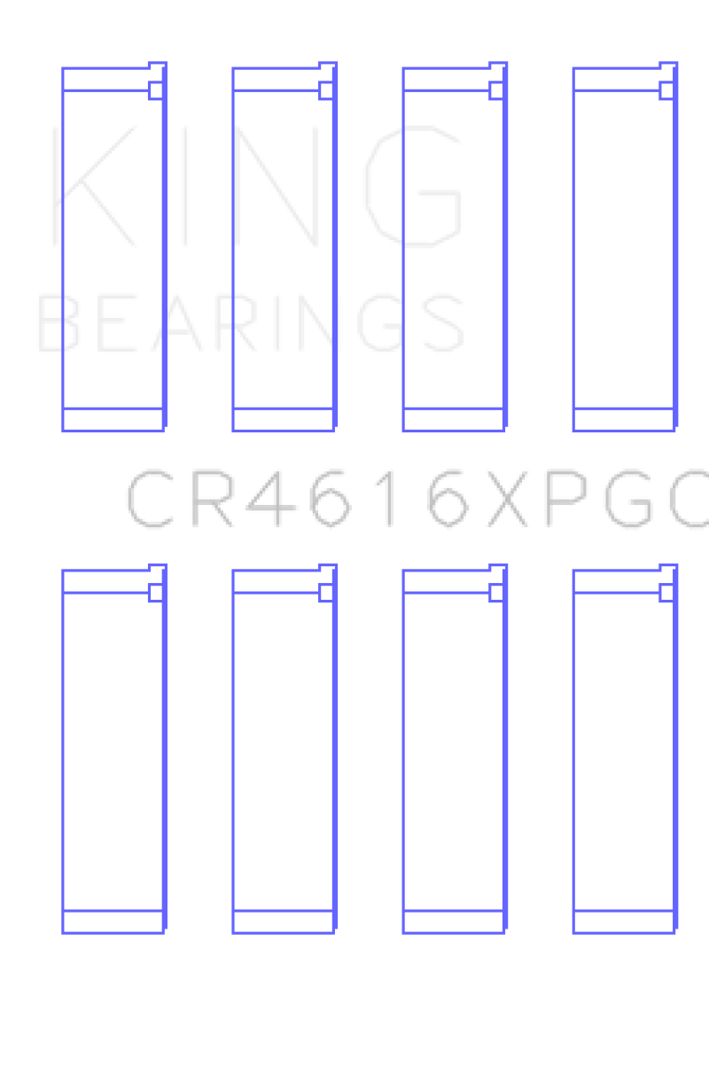 King Subaru Fa20/ Toyota 4U-GSE (Size 0.05) Connecting Rod Bearing Set King Engine Bearings