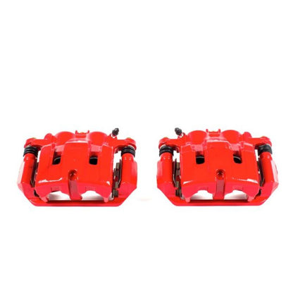 Power Stop 09-14 Acura TL Front Red Calipers w/Brackets - Pair PowerStop