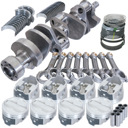 Eagle Chevy LT1350 1Pc 3.750in Crank 5.700in I-Beam Rods -18cc 4.040in Pistons Rotating Assembly