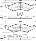 StopTech Premium Ceramic Brake Pads - 308.03240