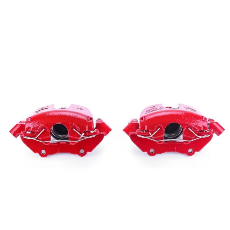 Power Stop 2004 Mazda 3 Front Red Calipers w/Brackets - Pair PowerStop