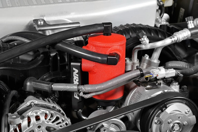 Perrin 22-23 Subaru WRX Air Oil Separator - Red Perrin Performance