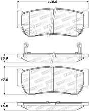 Load image into Gallery viewer, StopTech Premium Ceramic Brake Pads - 308.09541