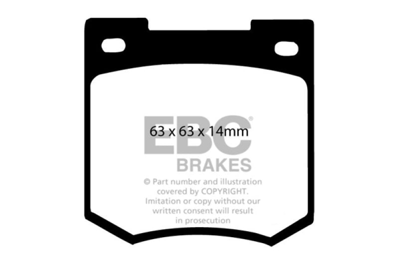 EBC YellowStuff Front Brake Pads - DP4106R