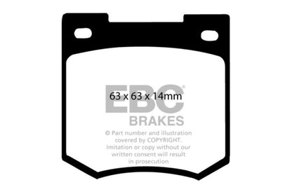 EBC RedStuff Front Brake Pads - DP3106C EBC
