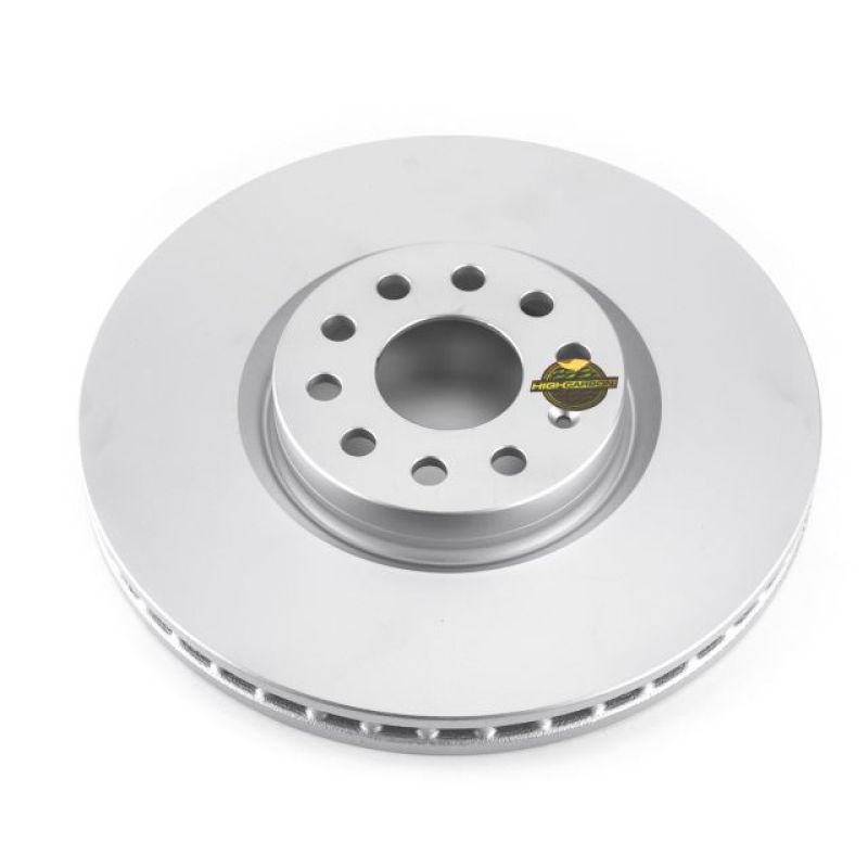 Power Stop 2018 Volkswagen Atlas Front Evolution High Carbon Geomet Coated Rotor PowerStop