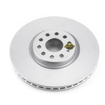 Power Stop 2018 Volkswagen Atlas Front Evolution High Carbon Geomet Coated Rotor PowerStop