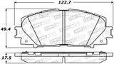 StopTech Premium Ceramic Brake Pads - 308.11840