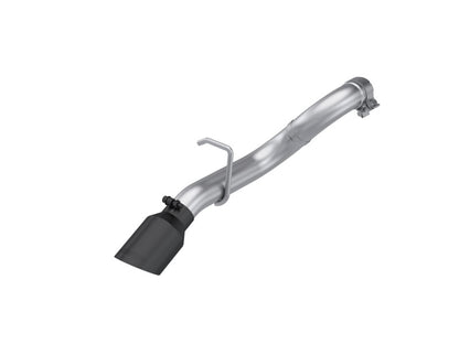 MBRP 18-24 Jeep Wrangler 3.6L T409 Stainless Steel 2.5in Axle-Back Turn Down Exit - Black Tip MBRP