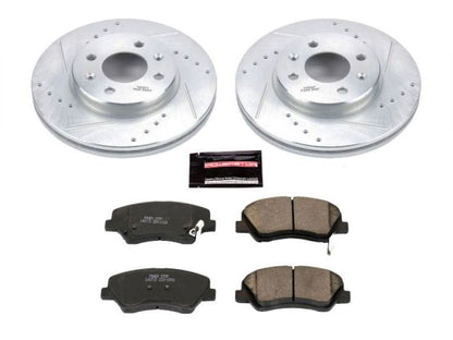Power Stop 12-18 Hyundai Accent Front Z23 Evolution Sport Brake Kit PowerStop