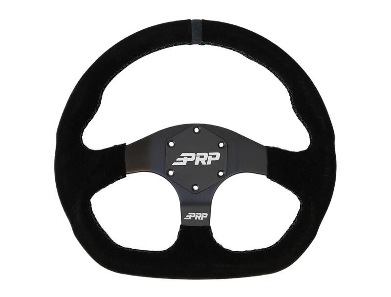 PRP Suede D-Shape Steering Wheel - Blue G251