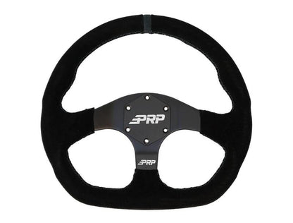 PRP Suede D-Shape Steering Wheel - Blue G251