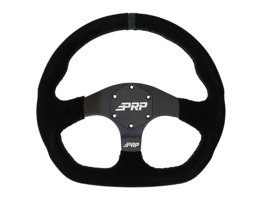 PRP Suede D-Shape Steering Wheel - Blue G251