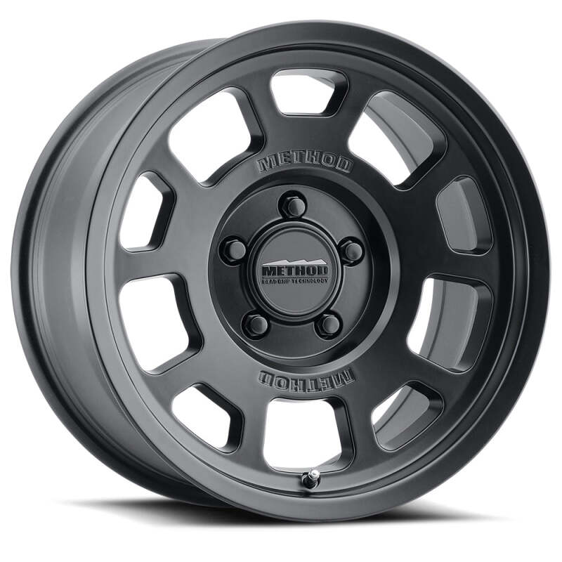 Method MR705 17x8.5 0mm Offset 6x5.5 106.25mm CB Matte Black Wheel Method Wheels