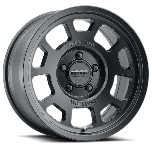 Method MR705 17x8.5 0mm Offset 6x5.5 106.25mm CB Matte Black Wheel Method Wheels