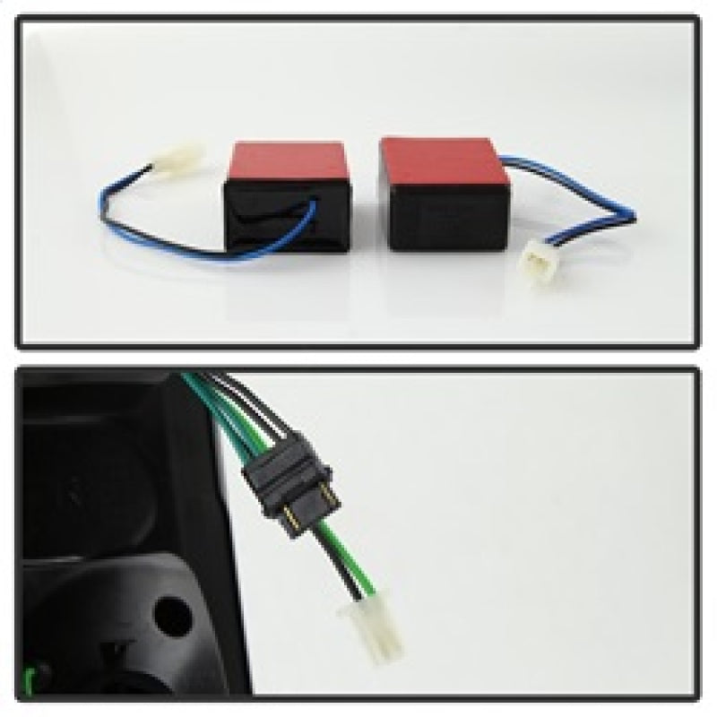 xTune 02-06 Chevrolet Avalanche LED Tail Lights - Black Smoke (ALT-JH-CAV02-LED-BSM) SPYDER