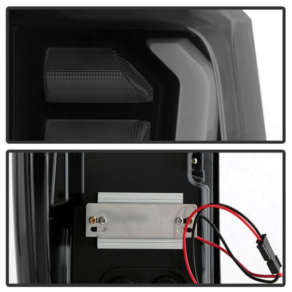 Spyder GMC Sierra 19-20 Incandescent Bulb Model Only LED Tail Lights-Black Smoke ALT-YD-GS19-LED-BSM SPYDER