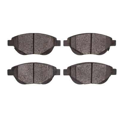 R1 12-19 Fiat 500 Front Semi Met Brake Pads