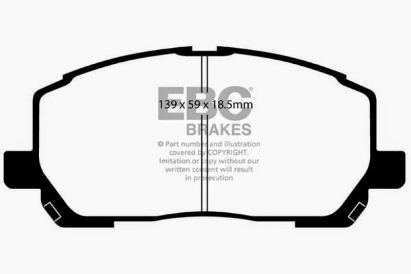EBC Ultimax2 Front Brake Pads - UD884 EBC