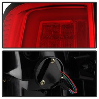 Spyder 13-14 Dodge Ram 1500 LED Tail Lights - Red Clear ALT-YD-DRAM13V2-LED-RC SPYDER