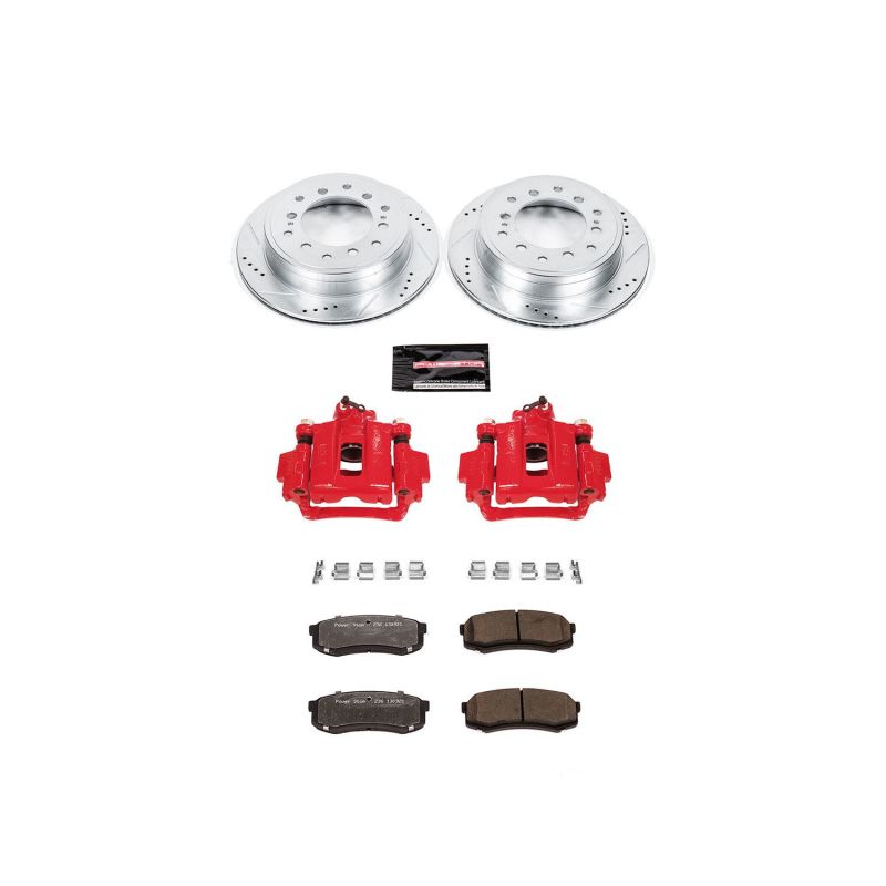 Power Stop 10-14 Toyota FJ Cruiser Rear Z36 Truck & Tow Brake Kit w/Calipers PowerStop