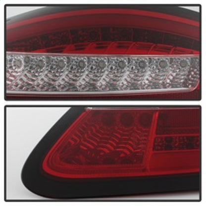 Spyder Porsche 987 Cayman 06-08 / Boxster 05-08 LED Tail Lights - Red Clear ALT-YD-P98705-LED-RC SPYDER