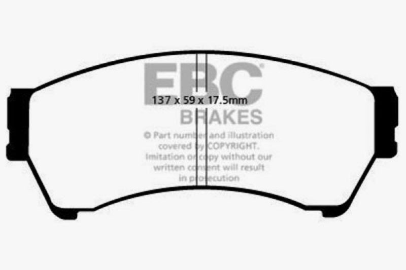 EBC YellowStuff Front Brake Pads - DP41765/2R