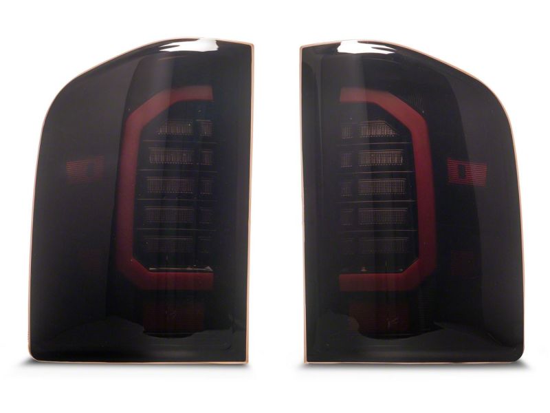 Raxiom 07-14 Chevrolet Silverado 1500 Axial Series LED Tail Lights- Blk Housing (Smoked Lens)