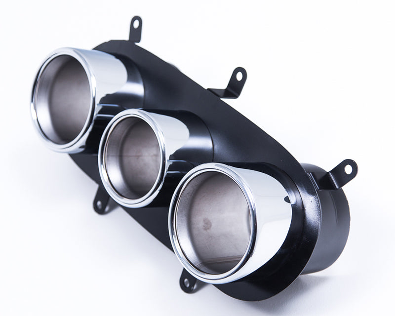 VR Performance 10-15 Ferrari 458 Italia Polished Exhaust Triple Tip Vivid Racing