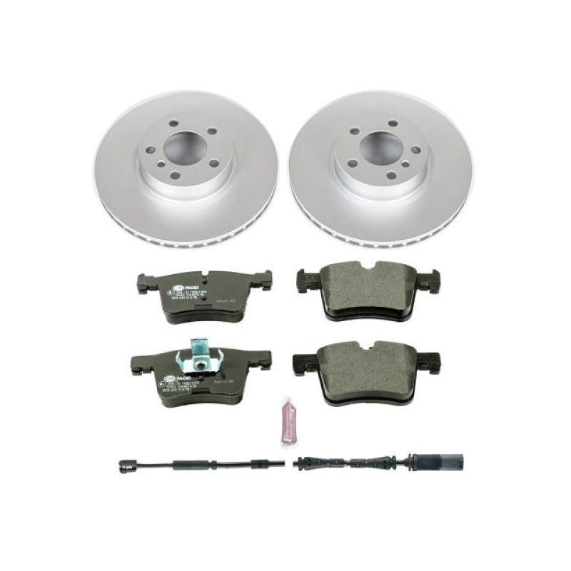 Power Stop 11-17 BMW X3 Front Euro-Stop Brake Kit PowerStop