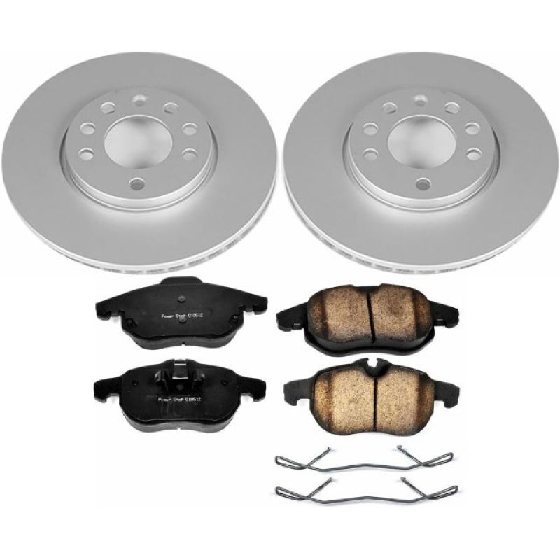 Power Stop 03-11 Saab 9-3 Front Z23 Evolution Sport Coated Brake Kit PowerStop