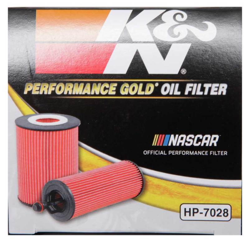 K&N Performance Oil Filter for 2010+ Mercedes Benz GLE350D 3.0L V6 DSL 2.75in OD x 3.625in H K&N Engineering