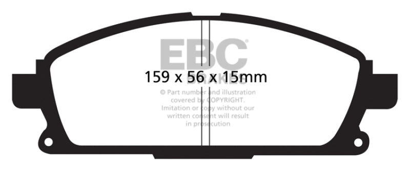 EBC Ultimax2 Front Brake Pads - UD855 EBC