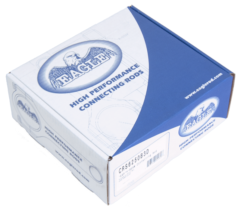 Eagle Chevrolet Small Block 6.250in Length Forged 4340 Steel H-Beam Rods - Set of 8