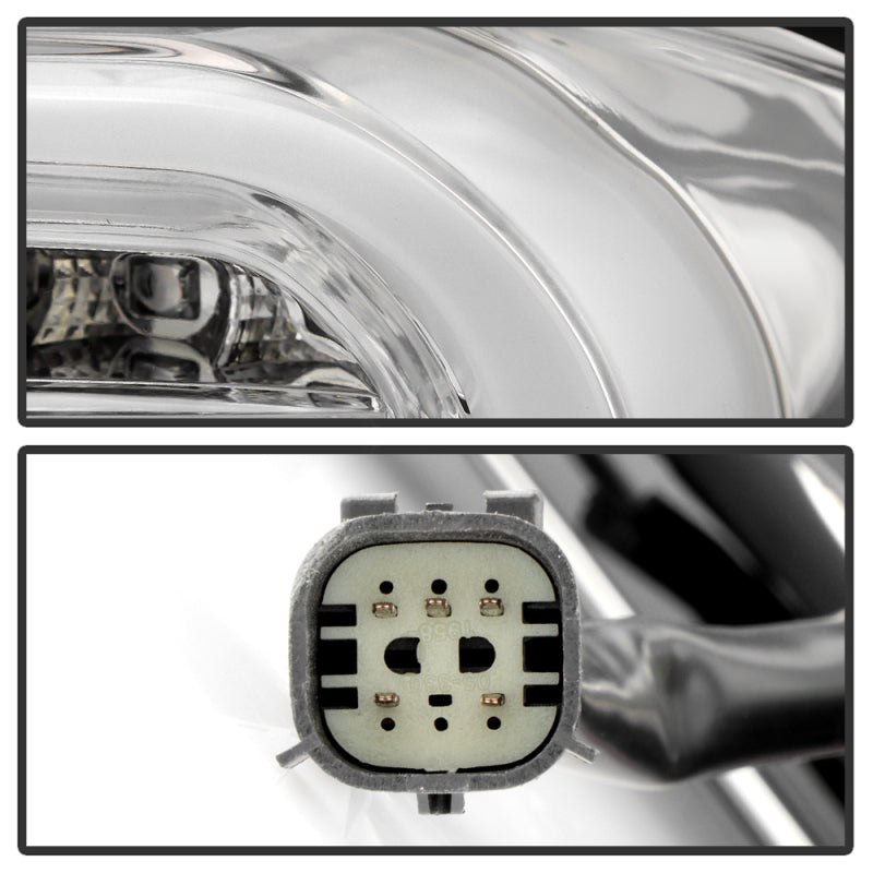 Spyder Chevy Camaro 16-18 Halogen LED Tail Lights Chrome ALT-YD-CCAM16HAL-SEQ-C SPYDER