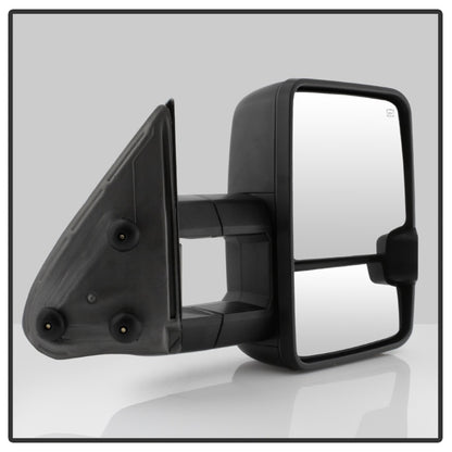 xTune Chevy Silverado 03-06 G2 Heated Smoke LED Signal Telescoping Mirrors MIR-CS03S-G2-PWH-SM-SET SPYDER