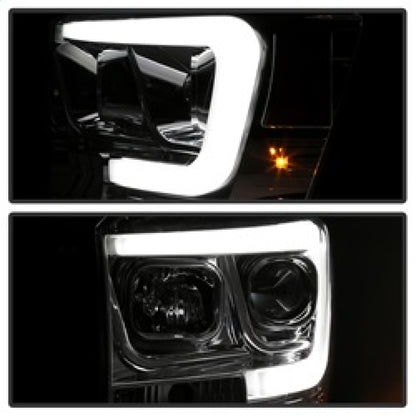 Spyder Dodge Ram 1500 06-08 V2 Projector Headlights - Light Bar DRL - Chrome (PRO-YD-DR06V2-LB-C) SPYDER