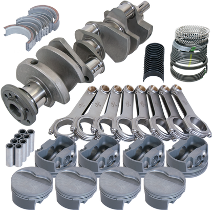 Eagle Pontiac 400 4.250in Crank 6.800in H-Beam -6cc Flat Top 4.185in Pistons Rotating Assembly