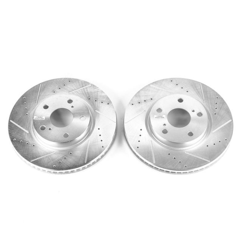 Power Stop 2006 Lexus GS300 Front Evolution Drilled & Slotted Rotors - Pair PowerStop