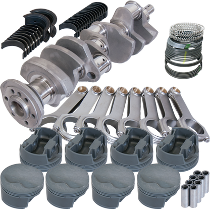 Eagle Chevy 400 3.750in Crank 6.000in H-Beam -5cc Flat Top 4.125in Pistons Rotating Assembly