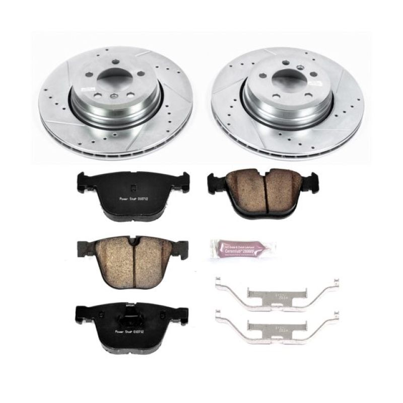 Power Stop 06-08 BMW 750i Rear Z23 Evolution Sport Brake Kit PowerStop