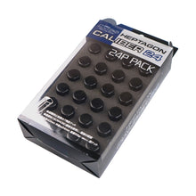 Load image into Gallery viewer, Project Kics 12X1.50 Caliber 24 6H Lug Nut Set (24 pcs) - Black