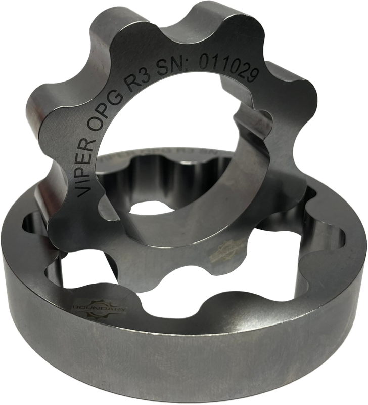 Boundary 00-06 Dodge ZB V10 8.3L 0.785in Height Billet MartenWear Treated Oil Pump Gear VIPER-OPG-R2-M