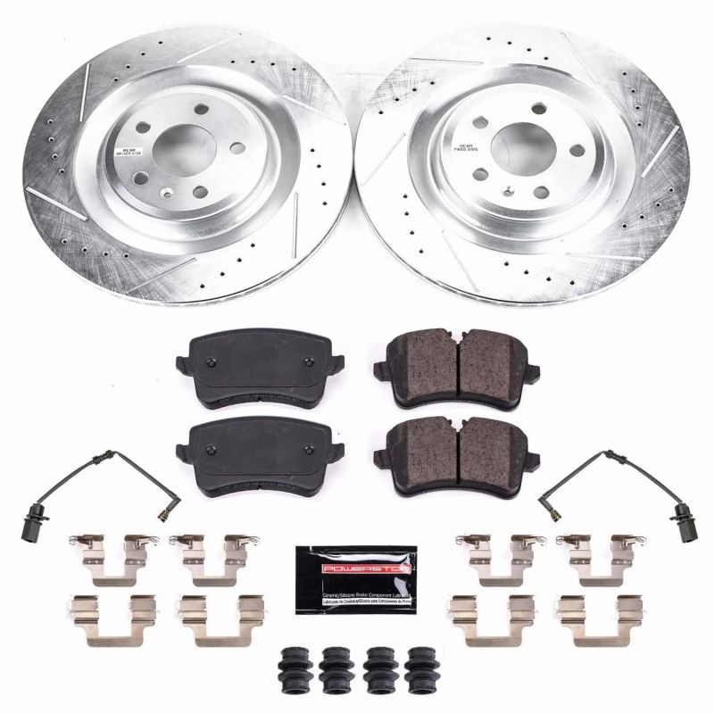 Power Stop 2018 Audi S8 Rear Z23 Evolution Sport Brake Kit PowerStop