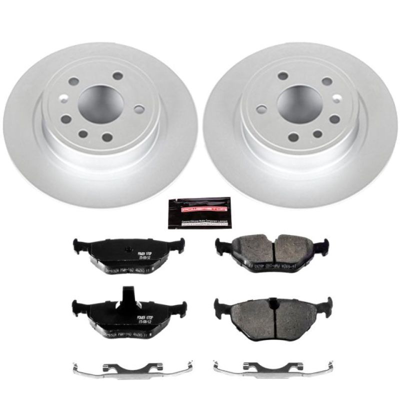 Power Stop 99-10 Saab 9-5 Rear Z23 Evolution Sport Coated Brake Kit PowerStop