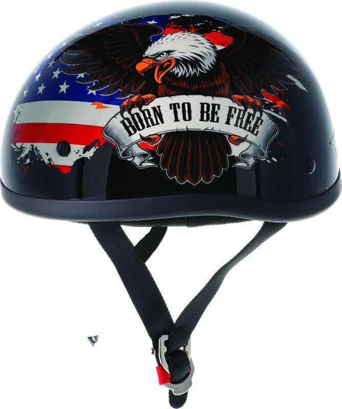 Bikers Choice Skid Lids Freedom Eagle Original Helmet - Small - 649531