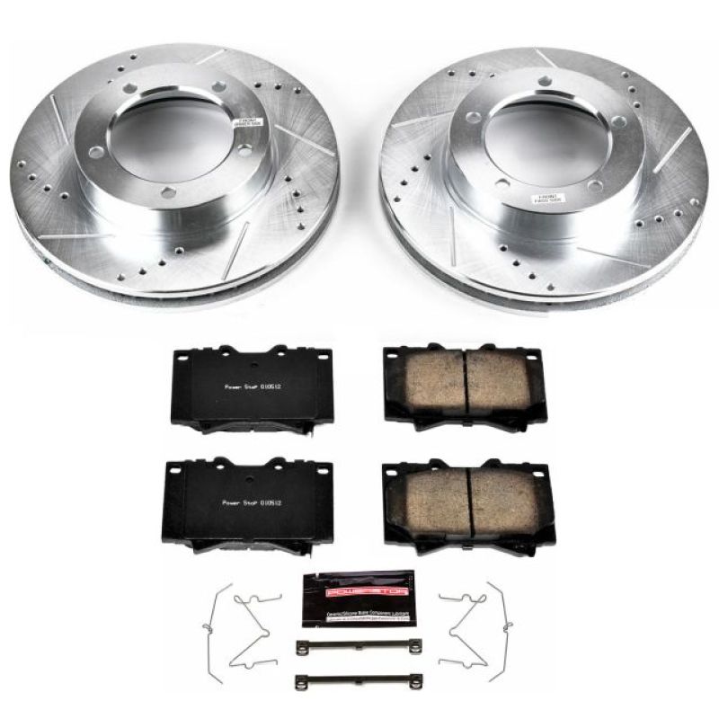 Power Stop 98-07 Lexus LX470 Front Z23 Evolution Sport Brake Kit PowerStop