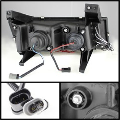 Spyder Chevy Colorado 04-12 Projector Headlights Halogen- LED Halo Chrm PRO-YD-CCO04-HL-C SPYDER
