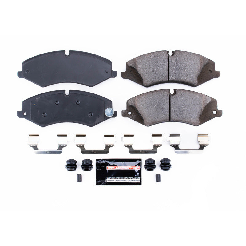 Power Stop 2017 Land Rover Discovery Front Z23 Evolution Sport Brake Pads w/Hardware PowerStop